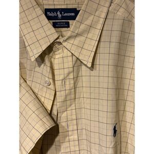 Polo Ralph Lauren XXL Short Sleeve Yellow Button Down